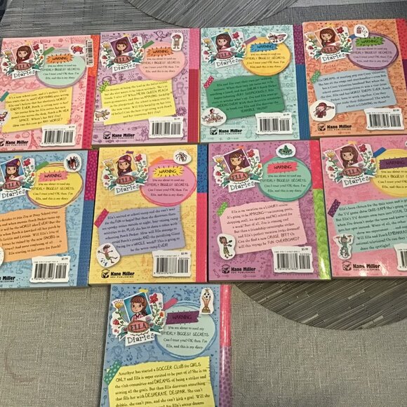 Lot of 9 Ella Diaries Books--Excellent Shape, Homeschool Reading - Picture 2 of 2
